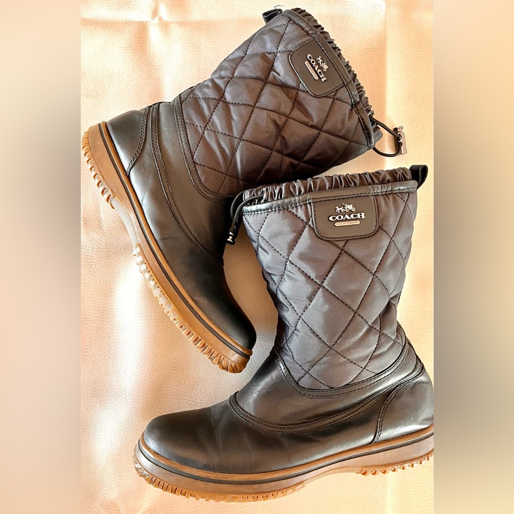Coach Samara Black Snowboot